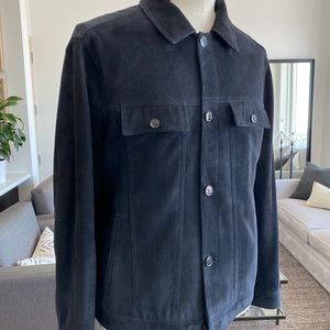 Men’s Michael Kors Suede Button Down Jacket XXL